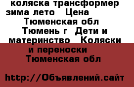 коляска трансформер зима лето › Цена ­ 2 300 - Тюменская обл., Тюмень г. Дети и материнство » Коляски и переноски   . Тюменская обл.